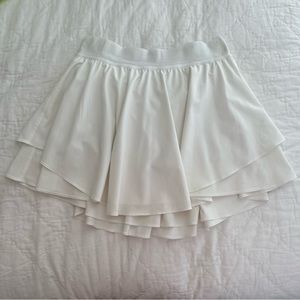 Lululemon Court Rival High-Rise Skirt White
